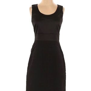 MAX & CLEO size 4 black silk dress in excellent condition